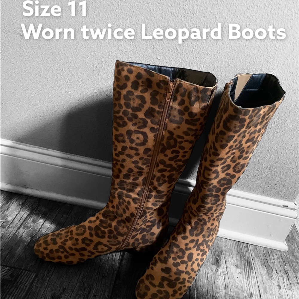 LEOPARD BOOTS